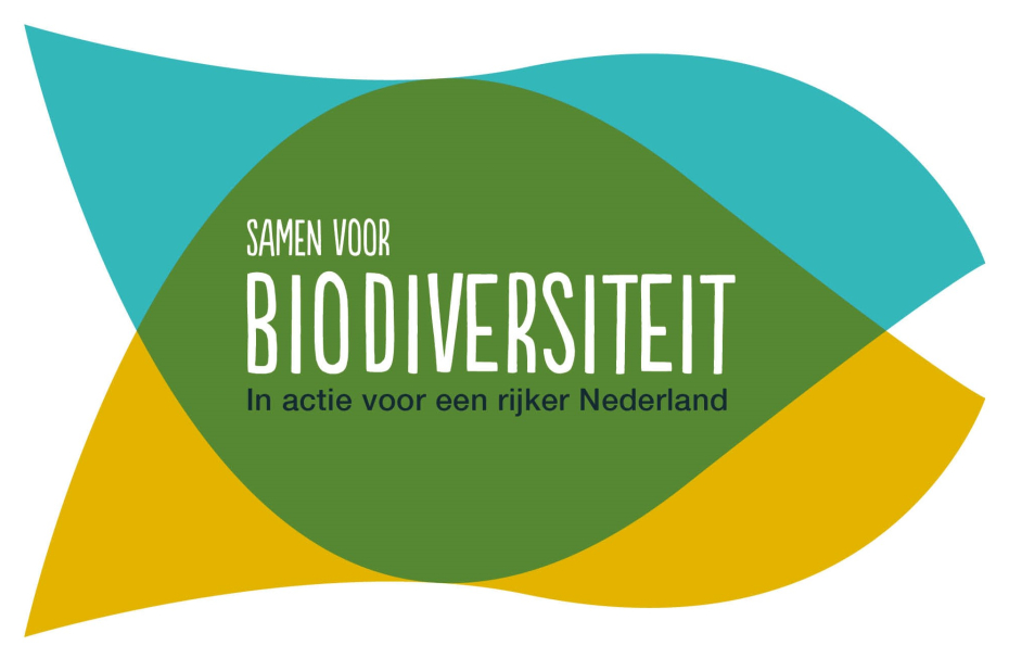 Logo Samen voor Biodiversiteit, in actie voor een rijker Nederland