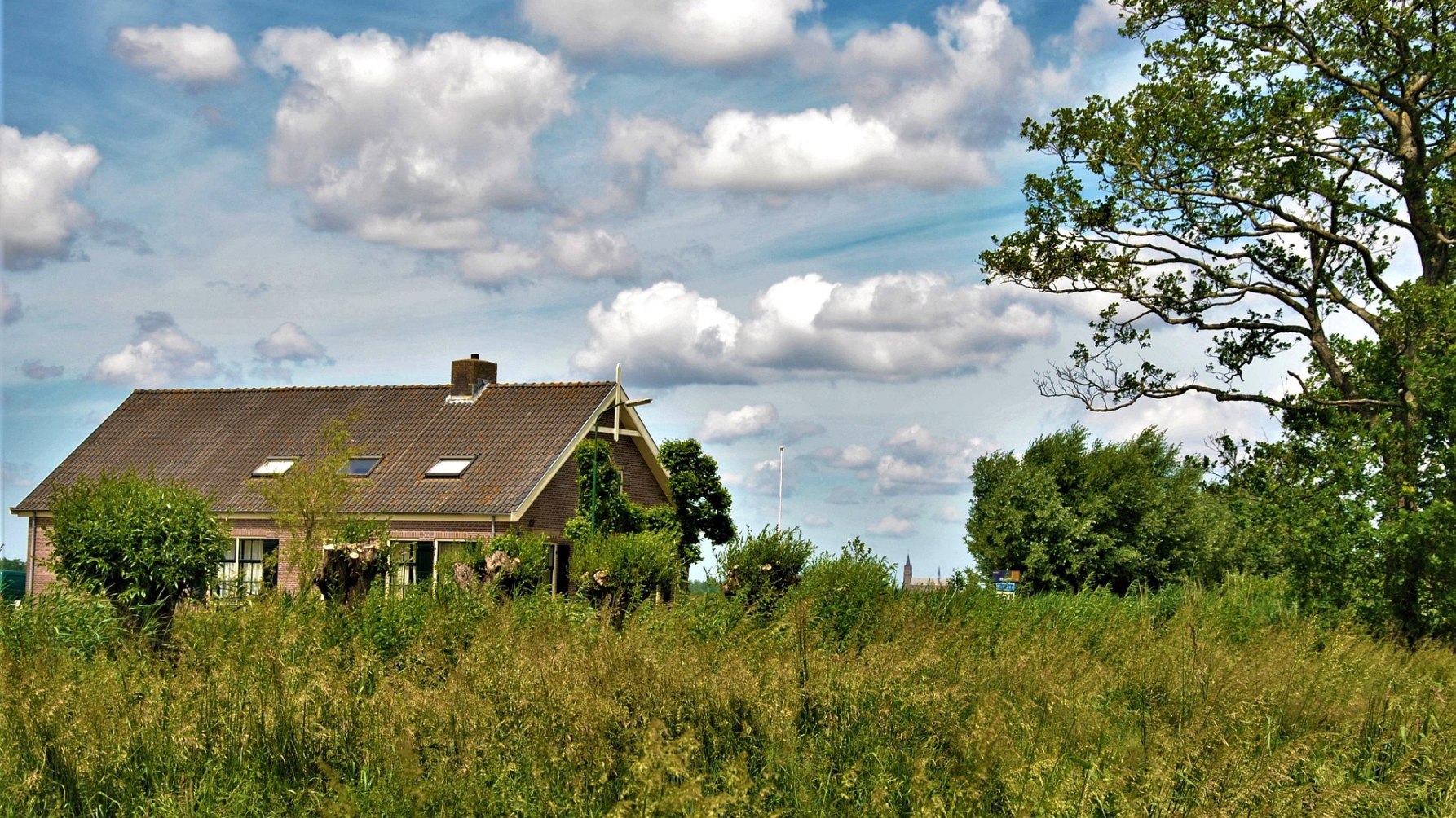 boerderij in de natuur