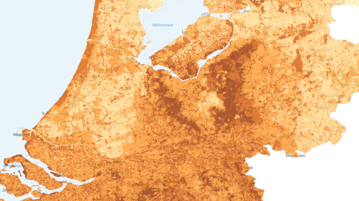 uitsnede bijendiversiteitskaart